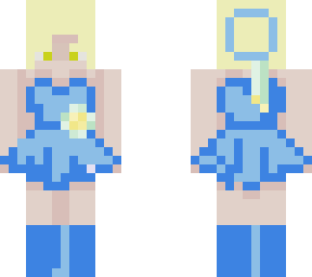 cute blue princess