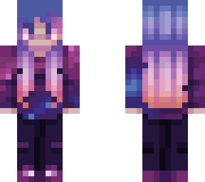 galaxy girl (with sum glow effects uwu) - contest entry