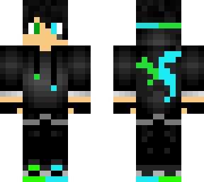 green and aqua dragon boy