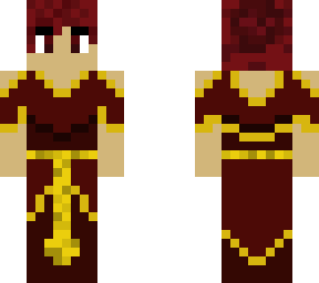medieval red and gold