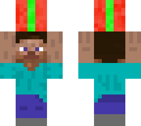 mini steve holding present