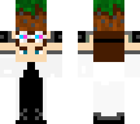 parkerplays1 holding grass block