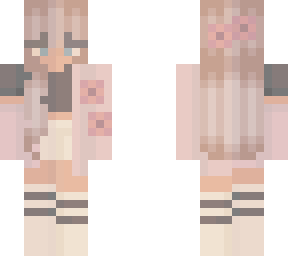 pretty pink flowers // reshade of stxrrynight's skin