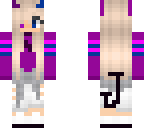 puruple devil girl