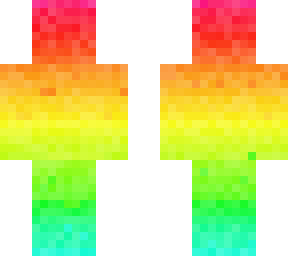rainbow gradient skin