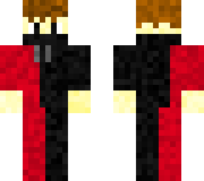 red and black