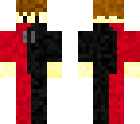 red and black