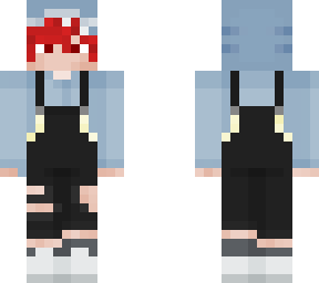 shark red haired person