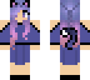 violet cat girl