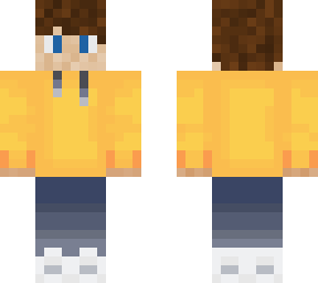 yellow sweatshirt