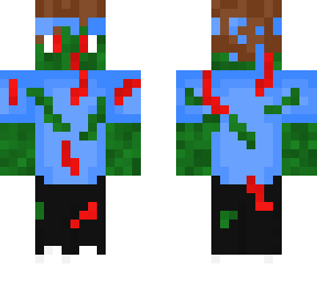 zombie kid blue headband