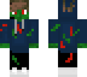 zombie kid blue jacket