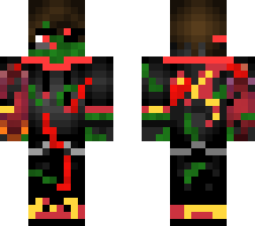 zombie kid red and yellow