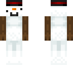 a very happy snowman