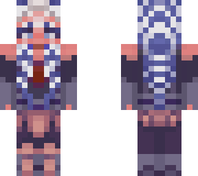 ahsoka from star wars (full view for 3d parts)