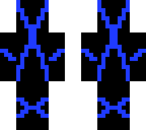 blue and black superhero