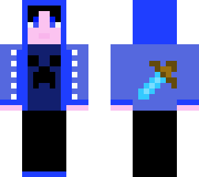 blue hoodie boy