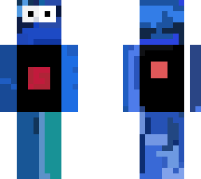 blue man