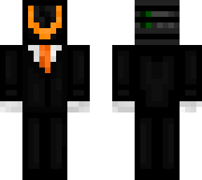 burning amber suit and tie