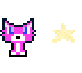 cat pixel art