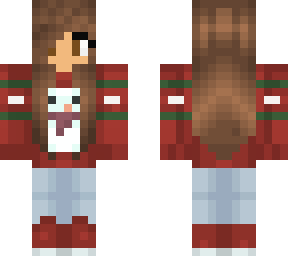 christmas sweater girl