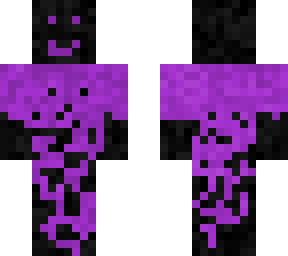 cool and imple blac-purple skin