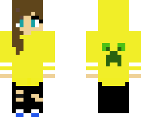 creeper hoodie girl