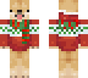 dog red scarf