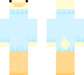 duck in a sweater
