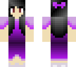 girl in purple dress