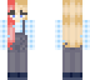 girl with a red streak in her hair :)