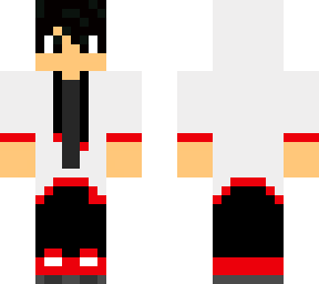 hooded white and red sweater