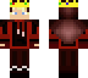 just a boy with a hood and a crown