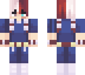 lunalopez's todoroki skin with hair edit