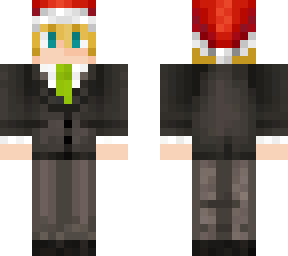 me in santa hat