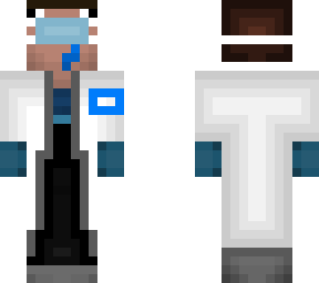 official doctor derp minecraft skin (3px)