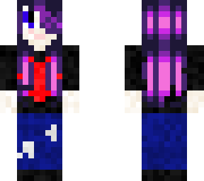 purple hair girl