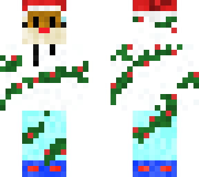 reindeer version of dream mask with santa hat