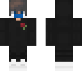 rose  boy with mask