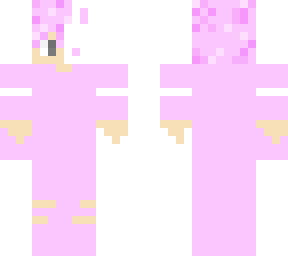 skin de xxalejoxx con mascara y pelo rosa