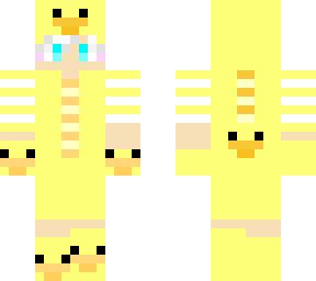 skin de xxjerexx, de pijama de pato, con pelo blanco