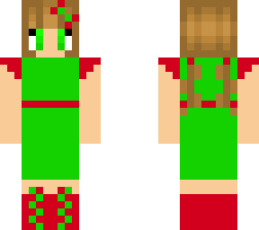 skinmas day 11 brown haired girl