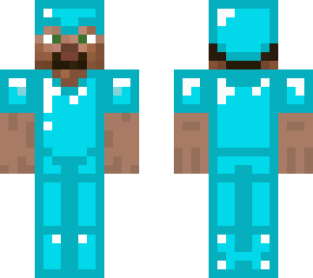 steve  with diamond armor