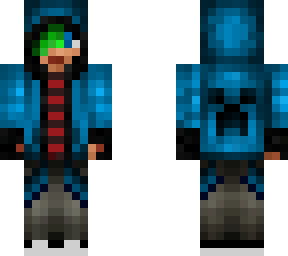 the dude in blue