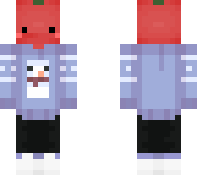 tomato snowman christmas sweater