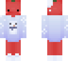 tomato snowman christmas sweater