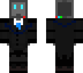 tvhead with black butler suit on