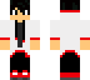 white and red sweater