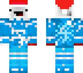 Winter Bedless Noob W Santa Hat Minecraft Skin
