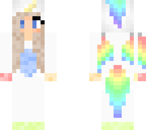 blonde girl in unicorn onesie